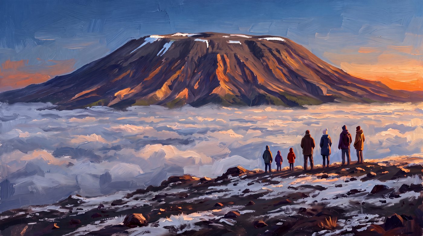 Kilimanjaro — the summit cold