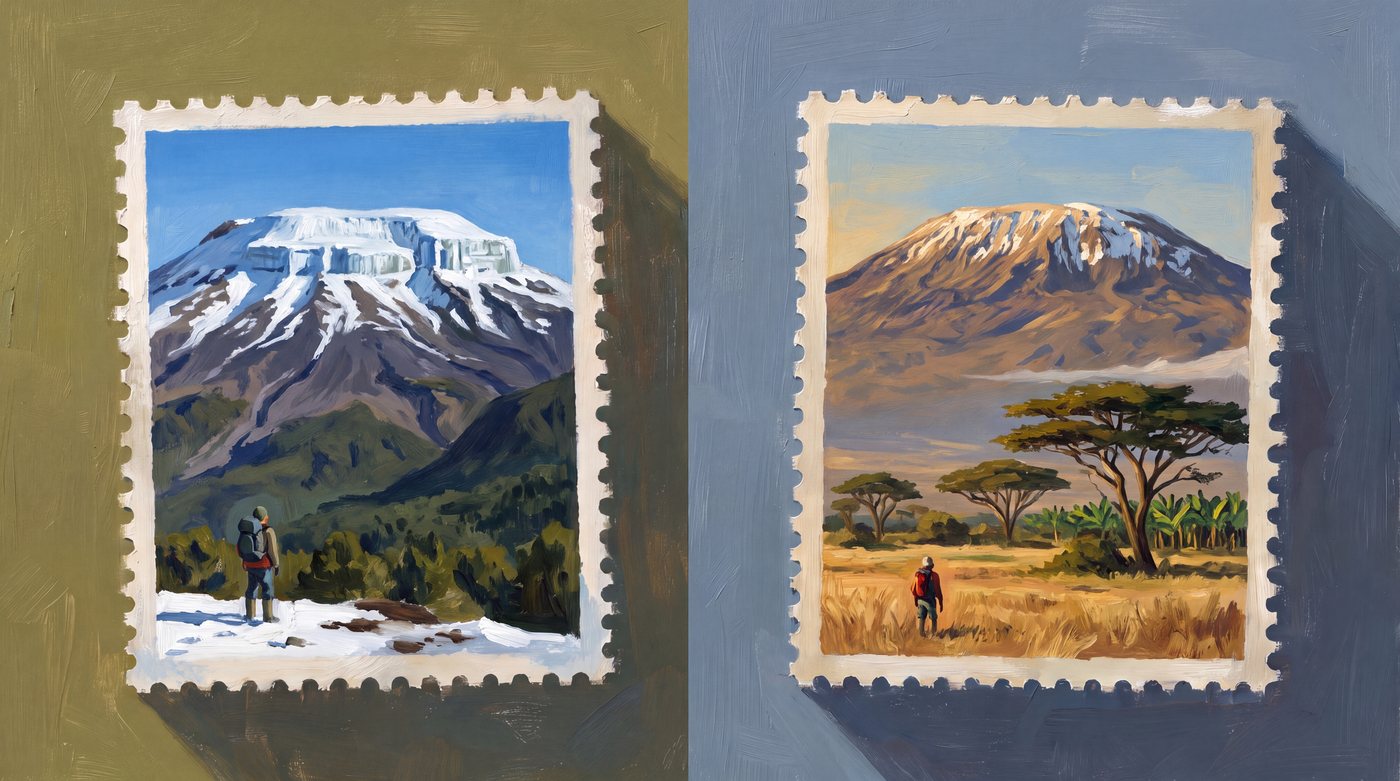 Kilimanjaro — then and now